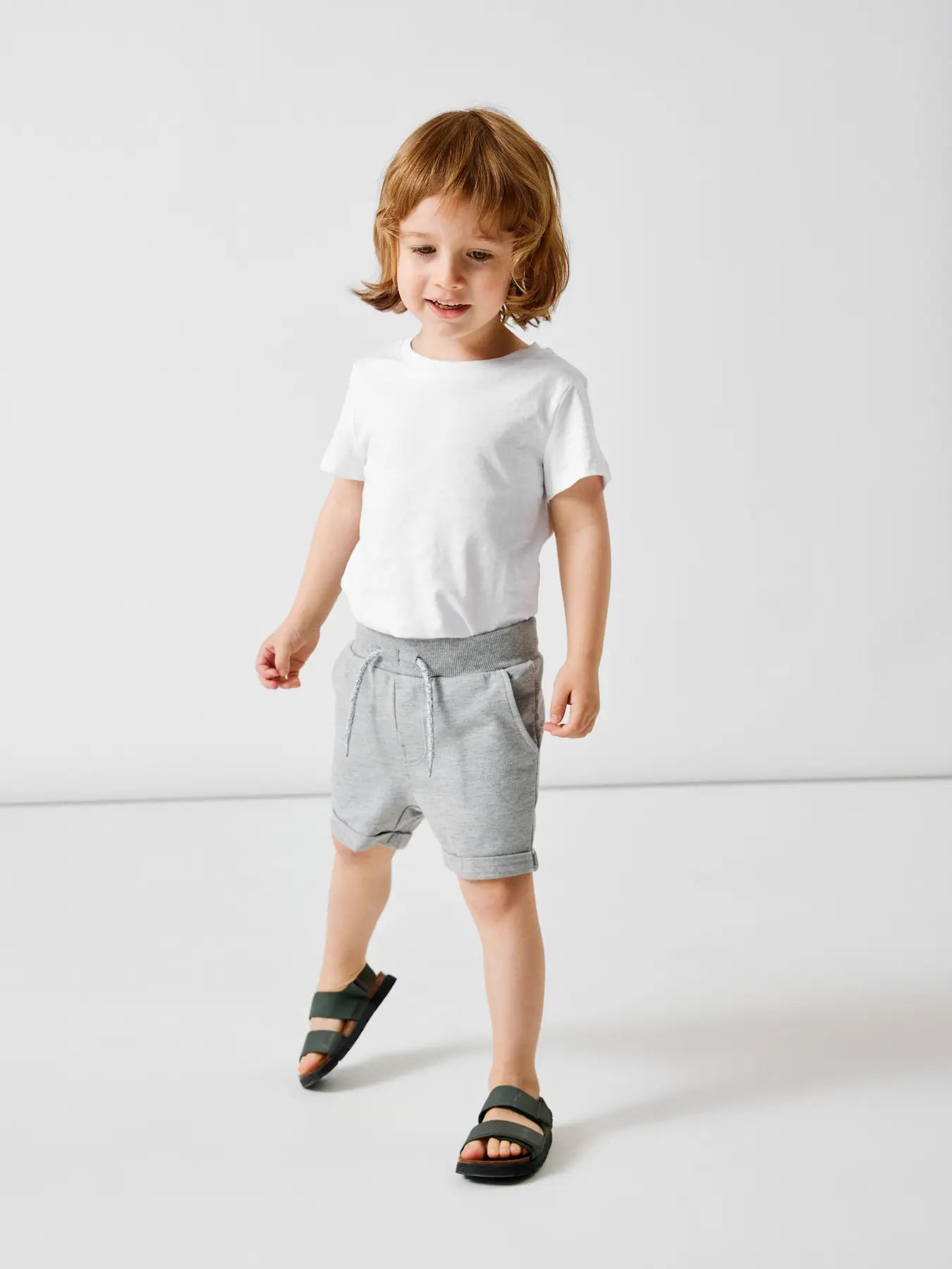 NKMVERMO Shorts - Grey Melange